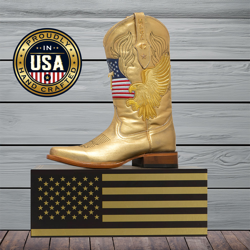 MAGA Gold Boots