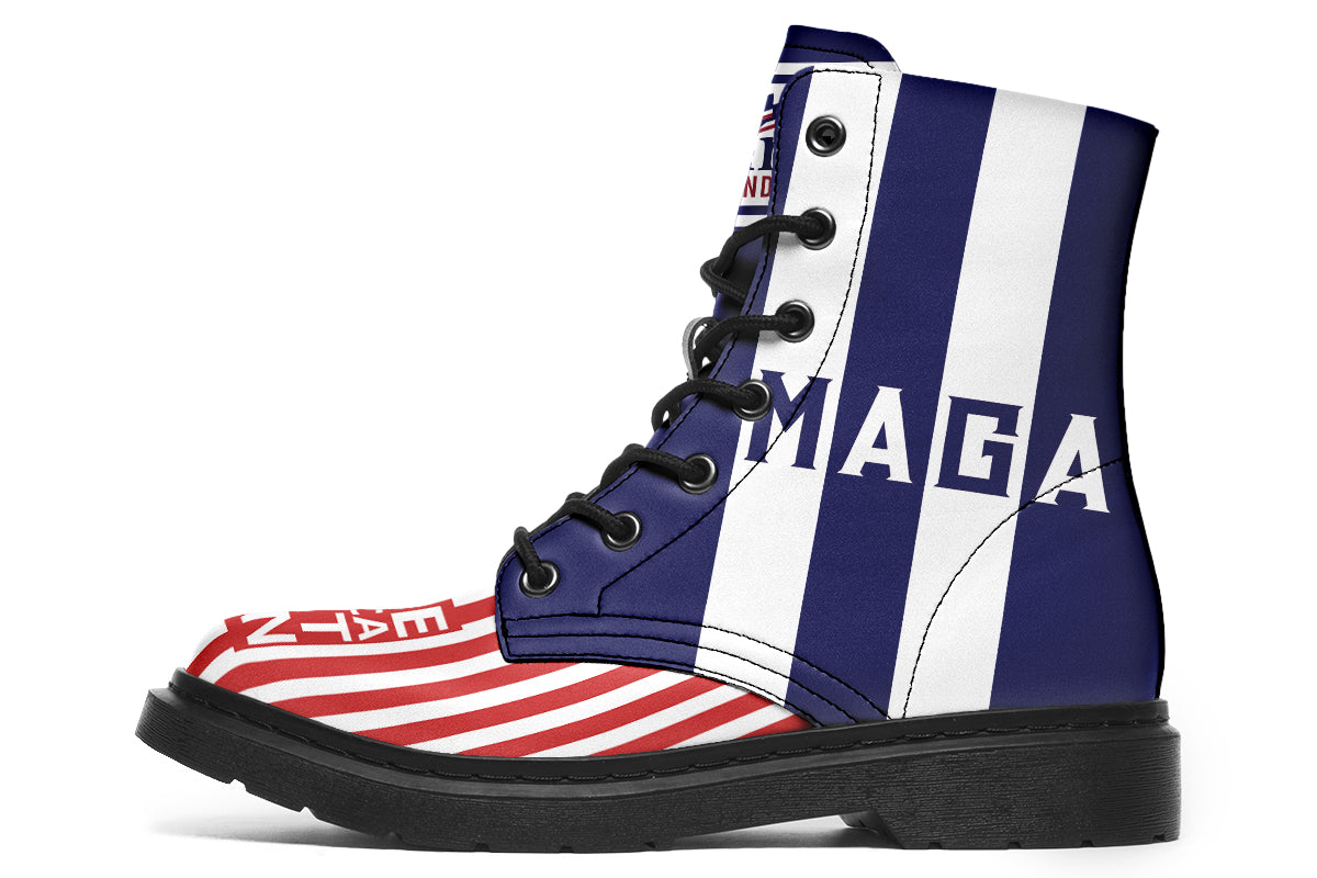 🇺🇸 TRUMP 2024 MAGA Blue Red - Boots