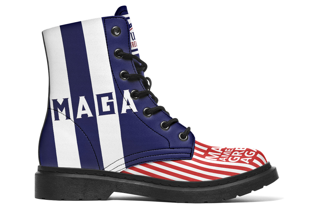 🇺🇸 TRUMP 2024 MAGA Blue Red - Boots