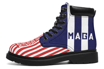 🇺🇸 TRUMP 2024 MAGA Blue Red Classic - Boots