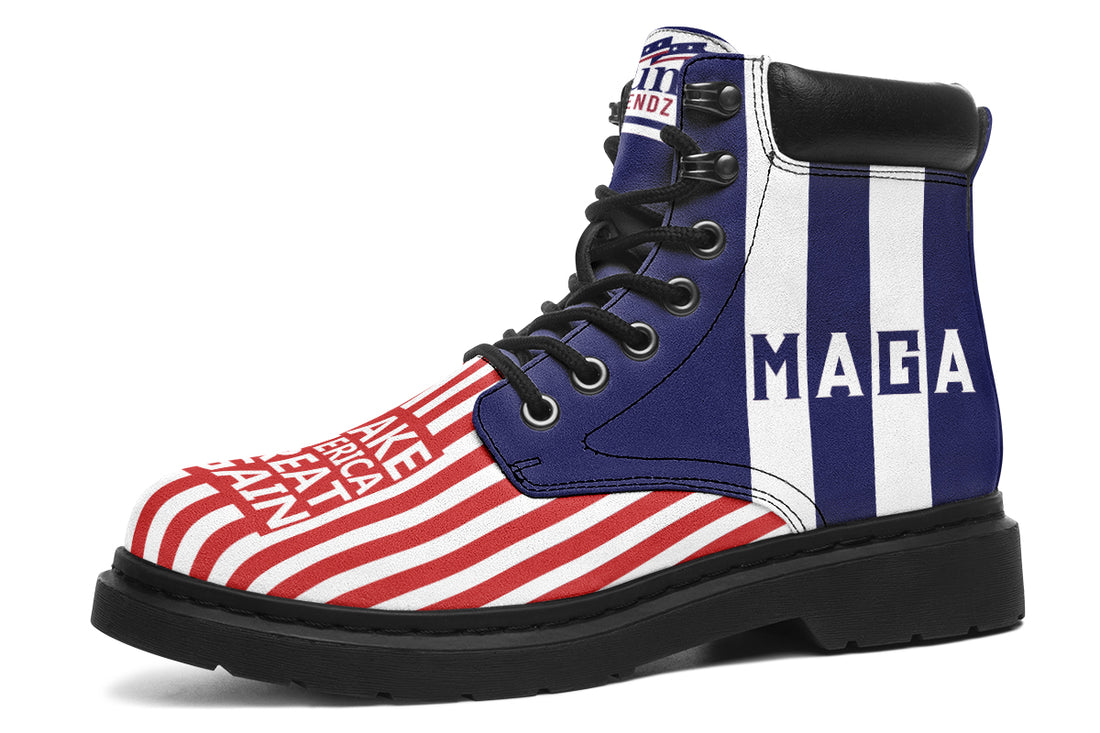 🇺🇸 TRUMP 2024 MAGA Blue Red Classic - Boots