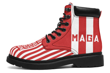 🇺🇸 TRUMP 2024 MAGA Red Classic - Boots