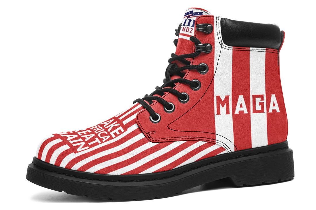 🇺🇸 TRUMP 2024 MAGA Red Classic - Boots