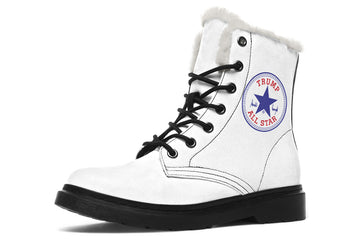 All Stars White - Fur-lined Boots