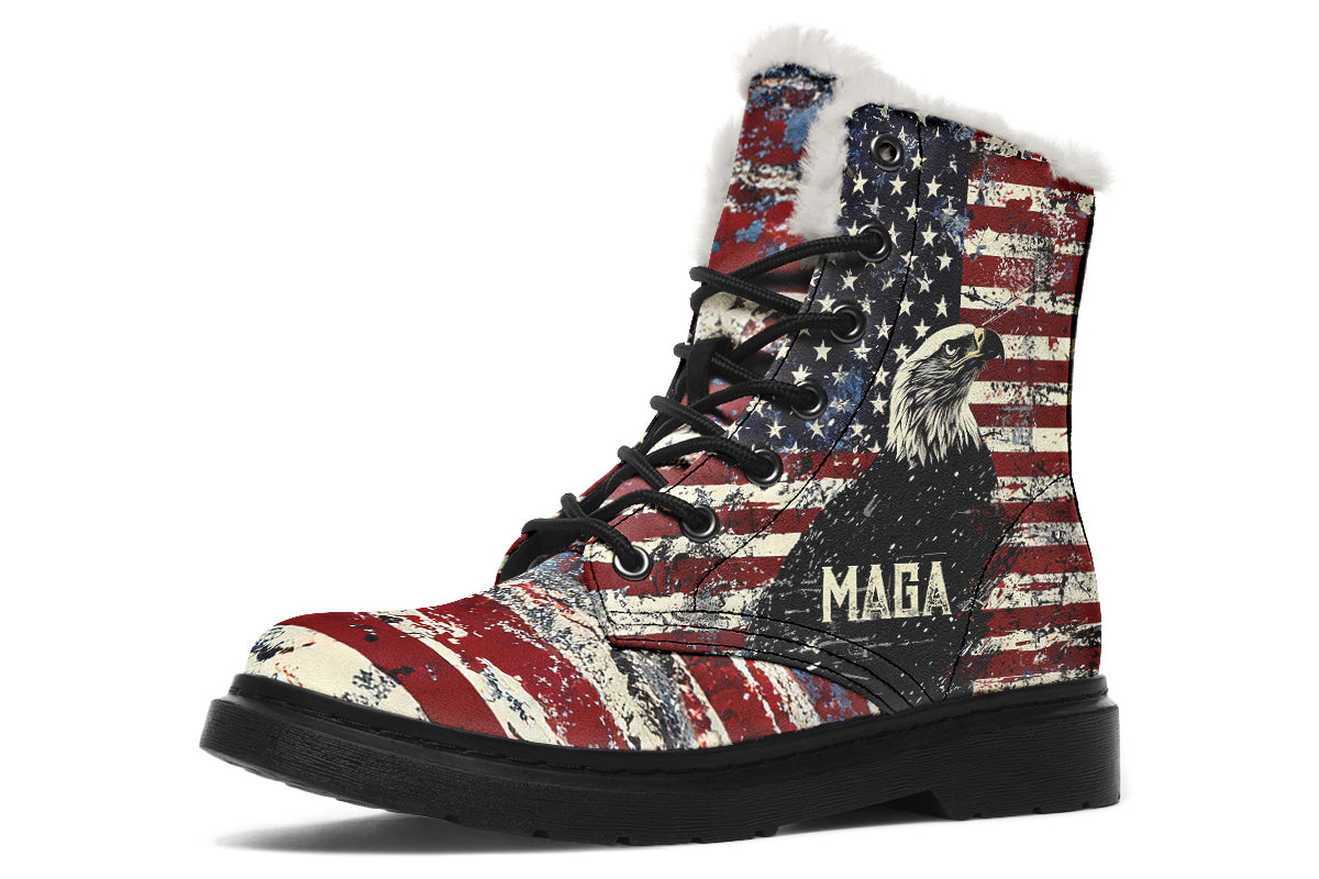 MAGA Eagle - Fur-lined Boots