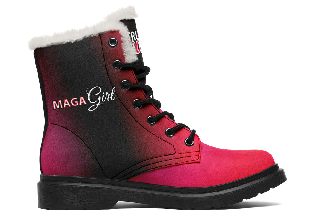 💞 TRUMP MAGA Girl - Comfy Boots