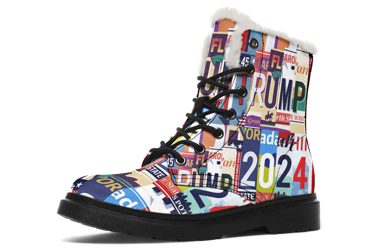 TRUMP 2024 V2 - Fur-lined Boots