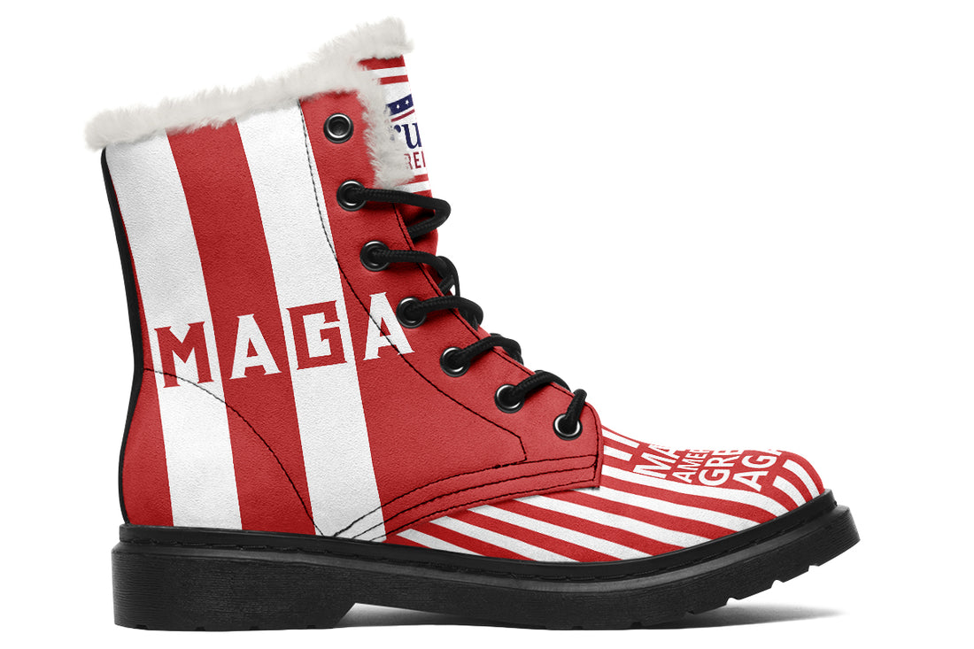 🇺🇸 TRUMP 2024 MAGA Red - Comfy Boots