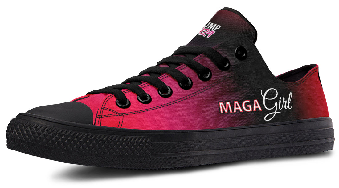 💞 TRUMP MAGA Girl - Low Tops