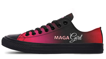 💞 TRUMP MAGA Girl - Low Tops