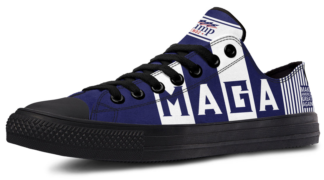 🇺🇸 TRUMP 2024 MAGA Blue  - Low Tops