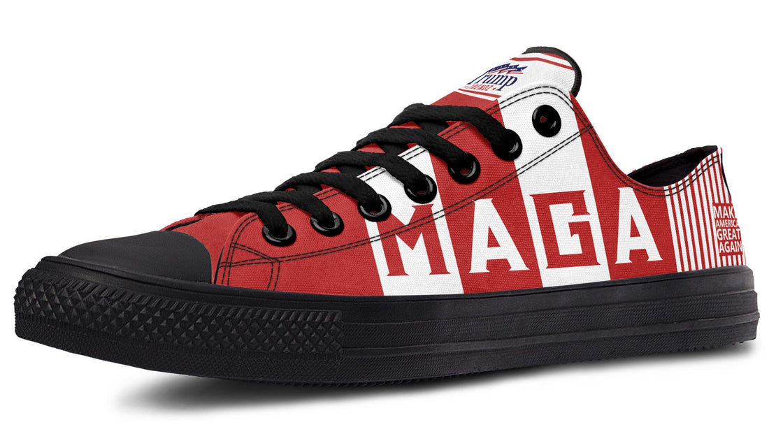 🇺🇸 TRUMP 2024 MAGA Red - Low Tops