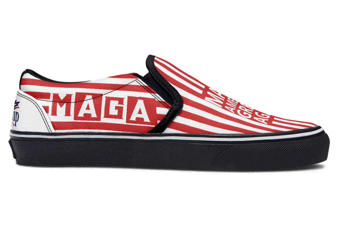 🇺🇸 TRUMP 2024 MAGA Red - Slipons