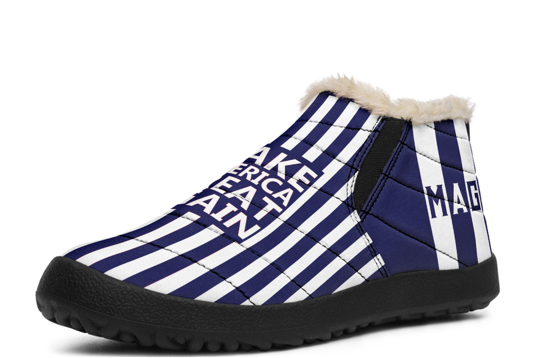 🇺🇸 TRUMP 2024 MAGA Blue - Winter Sneakers