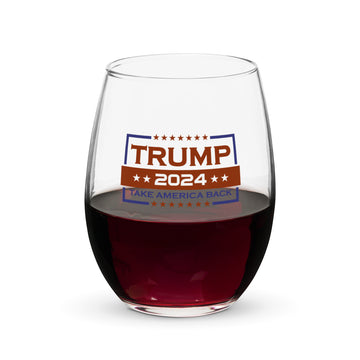 Trump2024 Wine Glass