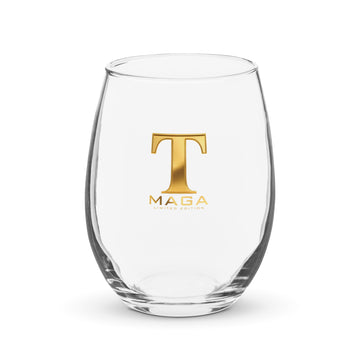 🍷 MAGA Gold Wine Glass